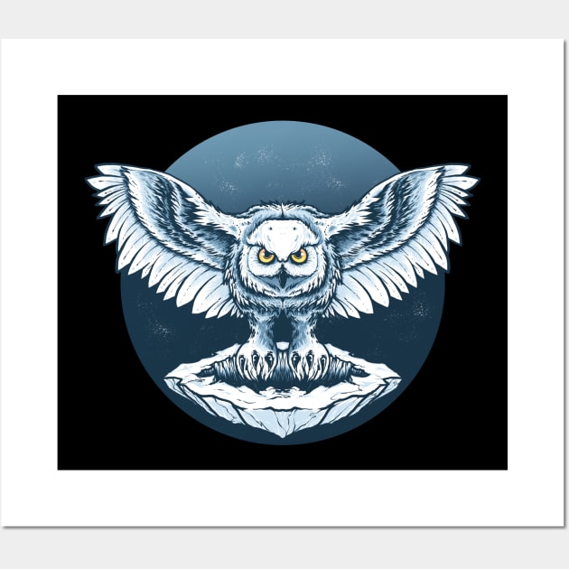 Owl Flying 3 Wall Art by AION